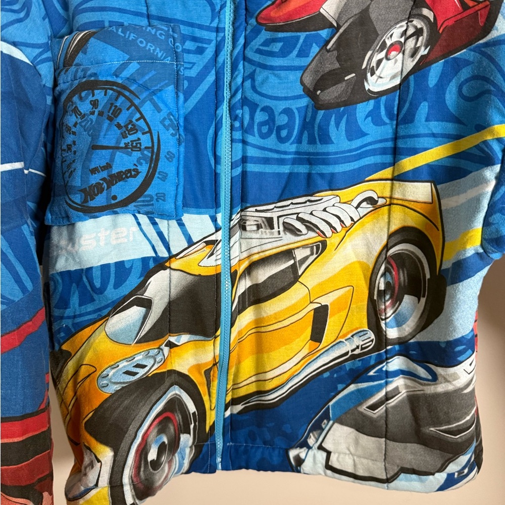 Hotwheels Racing Car Puffer Jacket - Picture 4 of 12